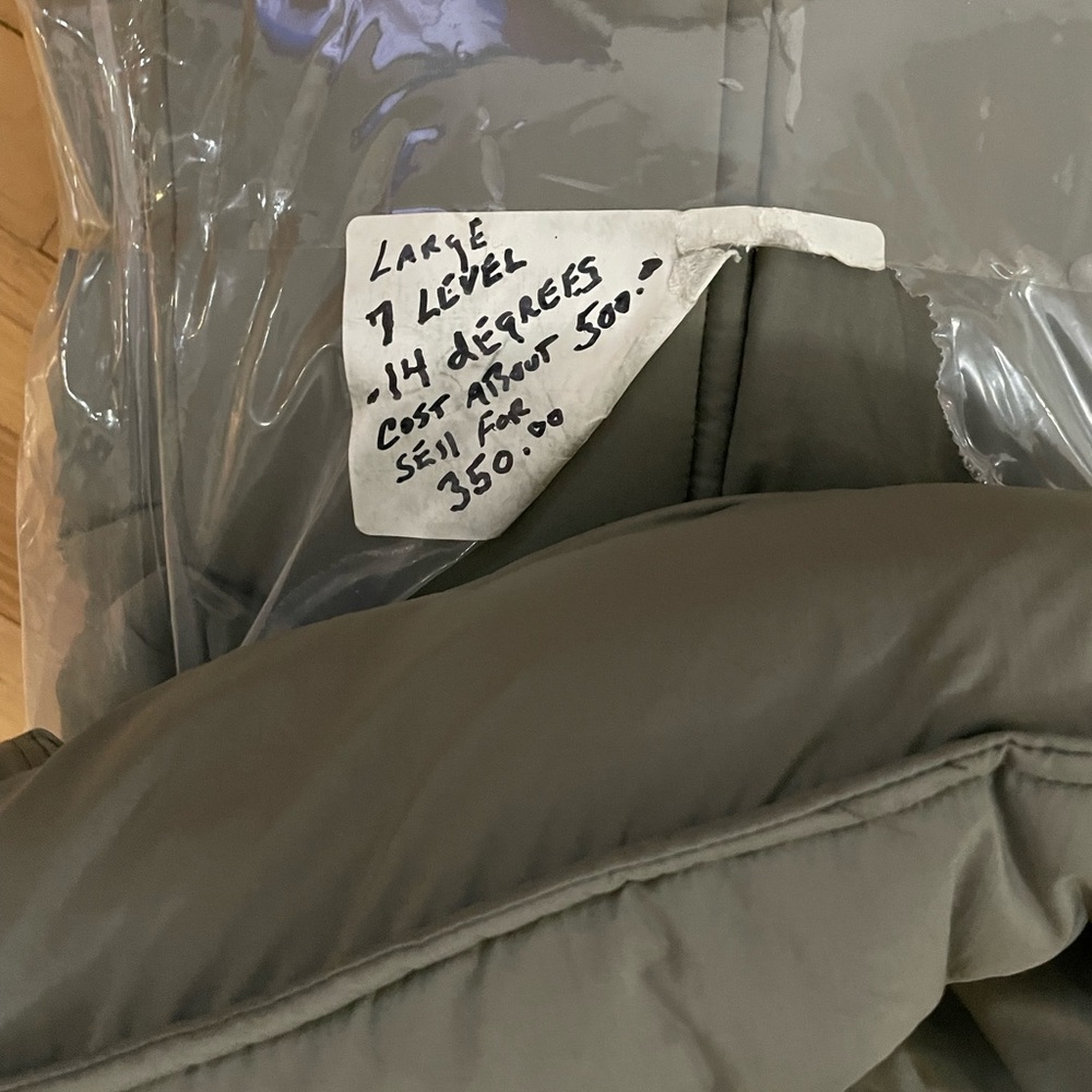 Military Extreme Cold Weather New Jacket. Never out of package